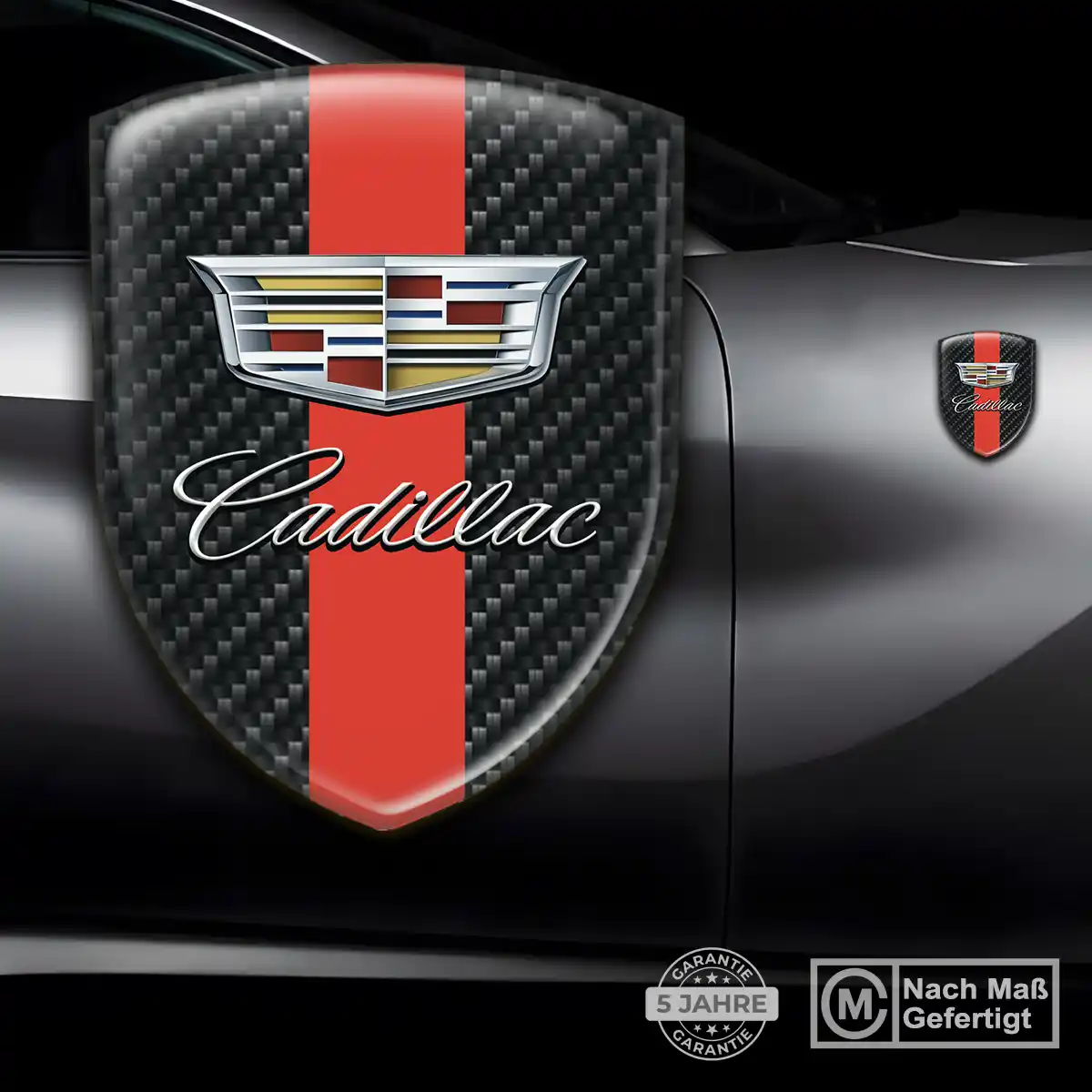 Cadillac Aufkleber Emblem Wappen Auto Elegantes Design