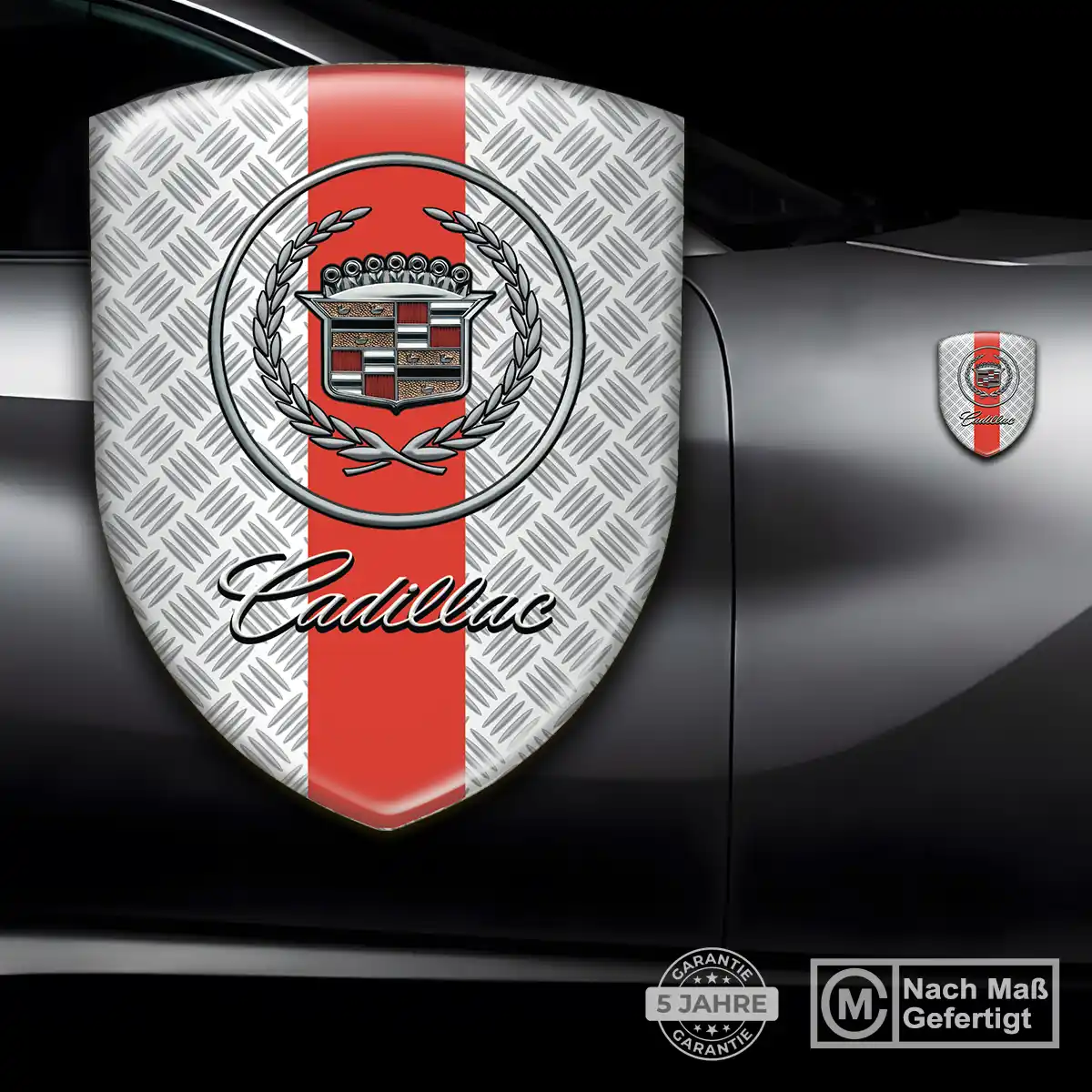 Cadillac Aufkleber Emblem Wappen Auto Exterieurdesign