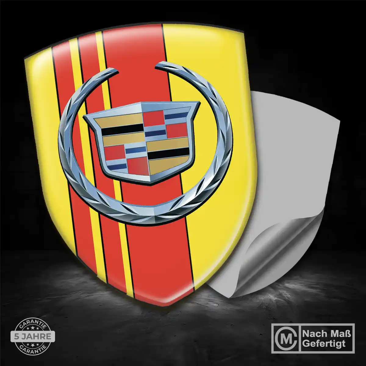 Cadillac Aufkleber Emblem Wappen Auto Interieurdesign