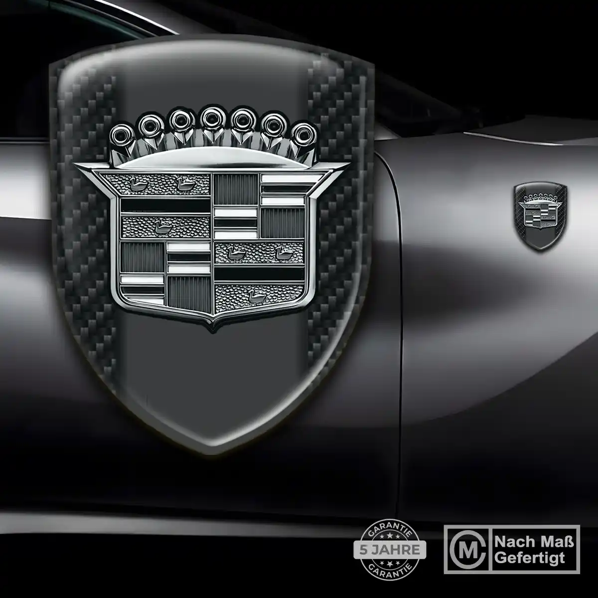 Cadillac Aufkleber Emblem Wappen Auto Limitierte Auflage
