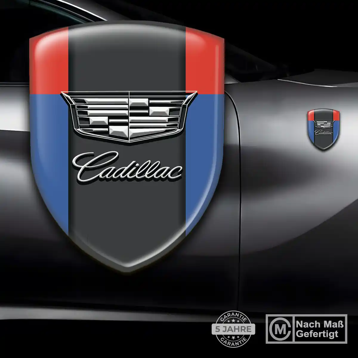 Cadillac Aufkleber Emblem Wappen Auto Markenedition