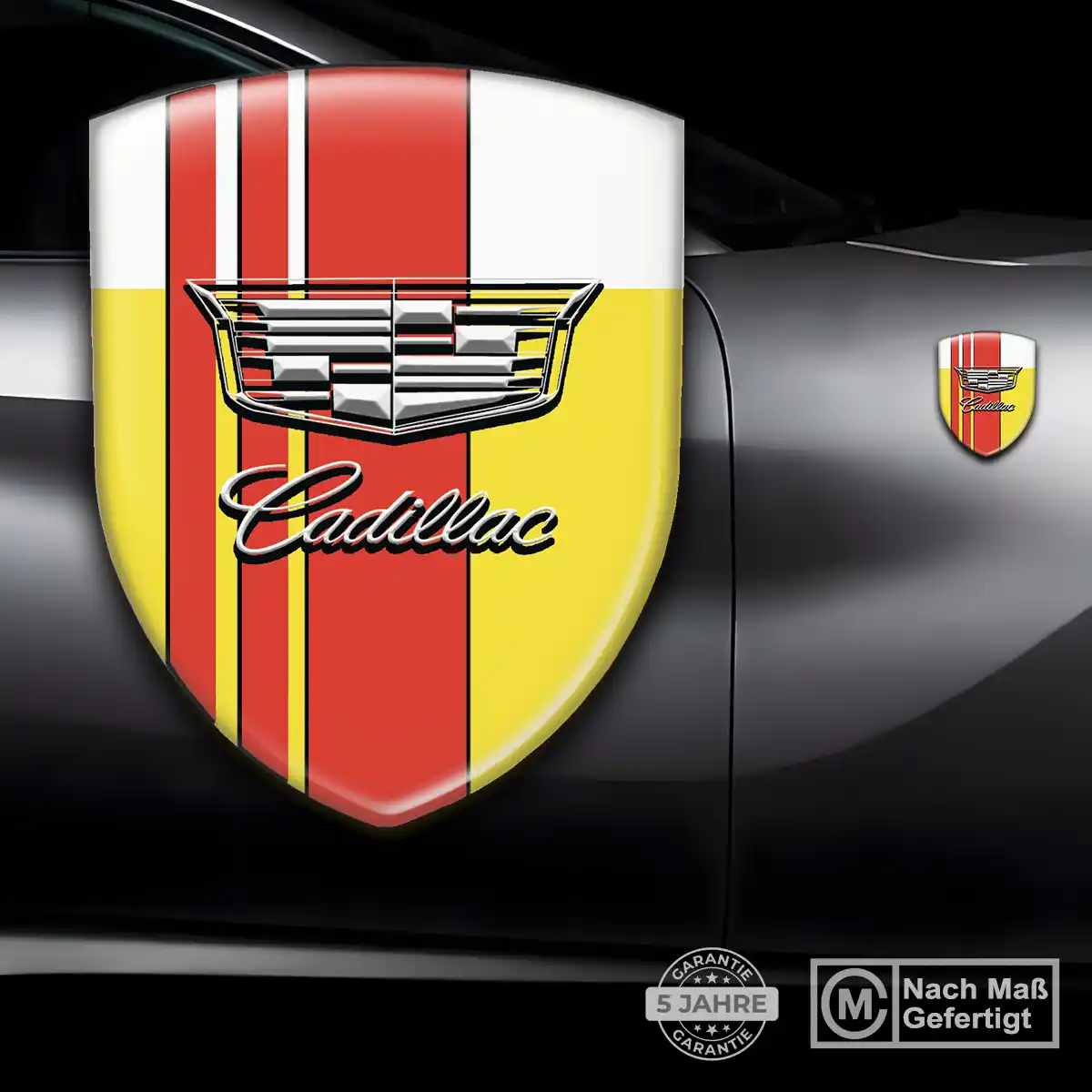 Cadillac Aufkleber Emblem Wappen Auto Modernes Design