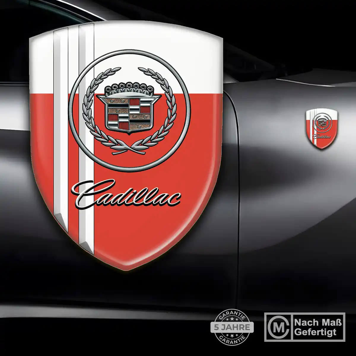 Cadillac Aufkleber Emblem Wappen Auto Spitzenqualität