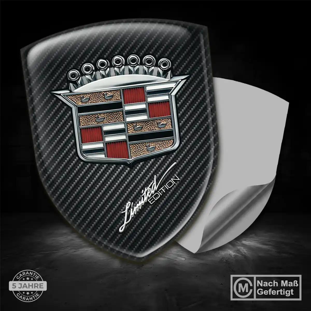 Cadillac Aufkleber Emblem Wappen Auto Stilvolles Design