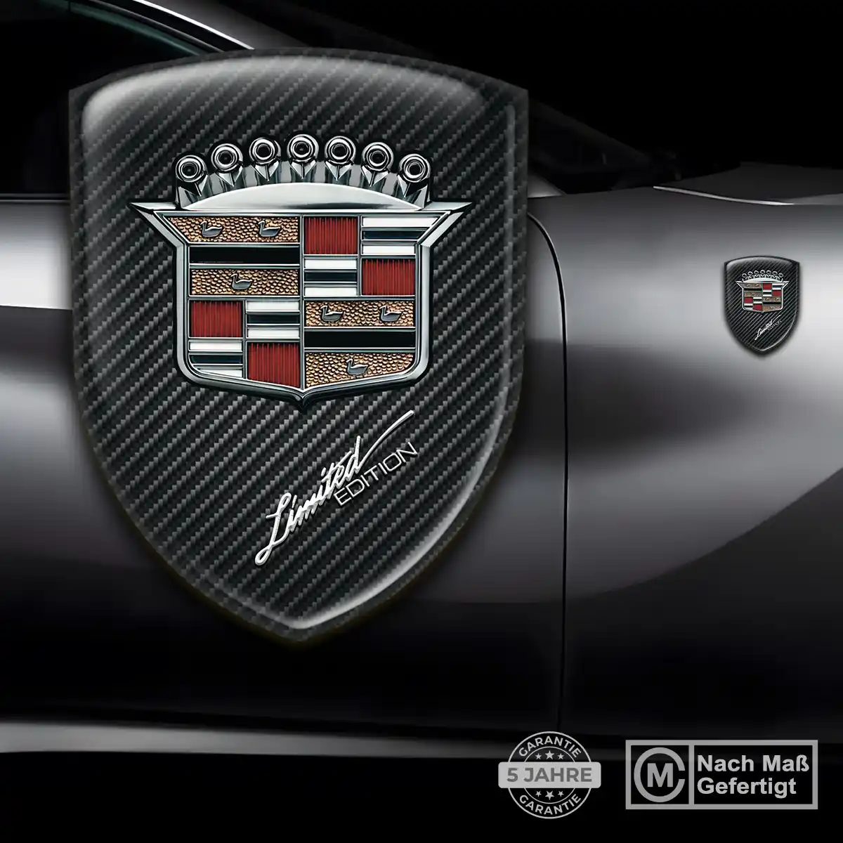 Cadillac Aufkleber Emblem Wappen Auto Stilvolles Design