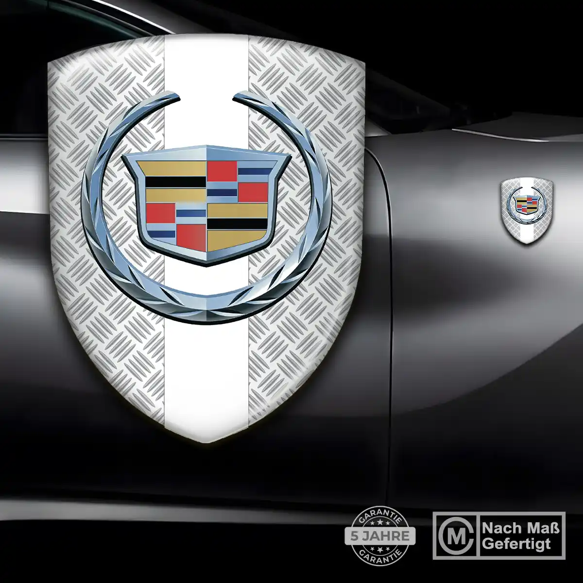 Cadillac Aufkleber Emblem Wappen Elegantes Design