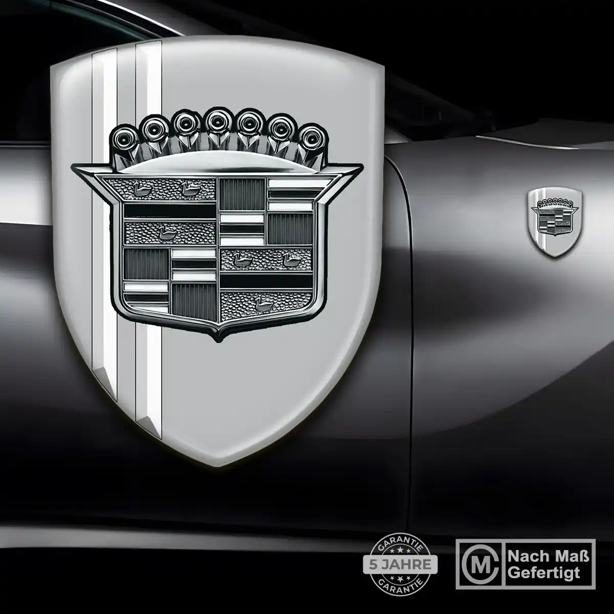 Cadillac Aufkleber Emblem Wappen Erstklassige Qualität