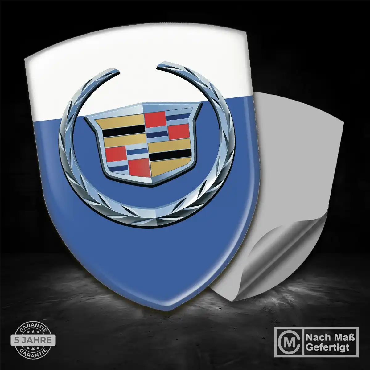 Cadillac Aufkleber Emblem Wappen Höchste Qualität