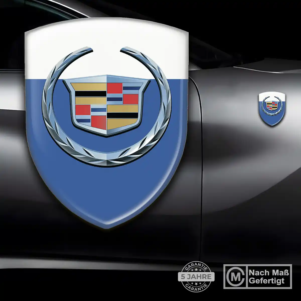 Cadillac Aufkleber Emblem Wappen Höchste Qualität