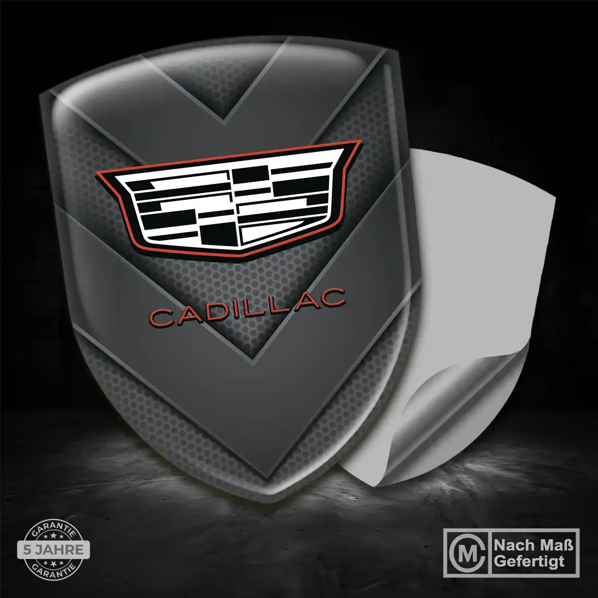 Cadillac Aufkleber Emblem Wappen Hochwertiges Harz