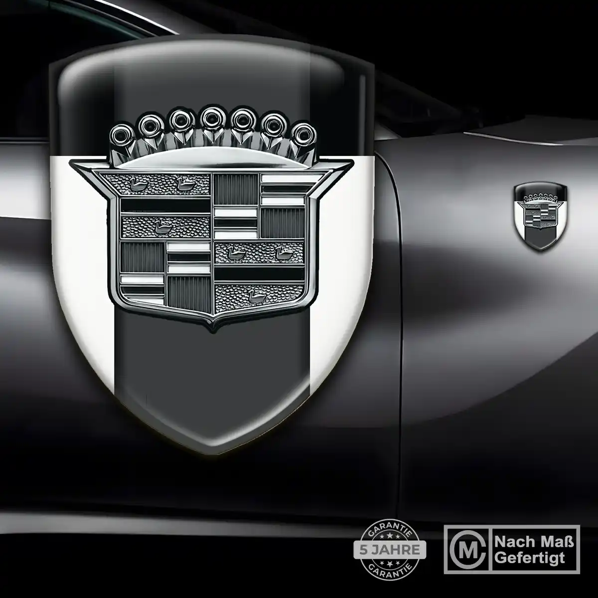 Cadillac Aufkleber Emblem Wappen Luxus-Edition