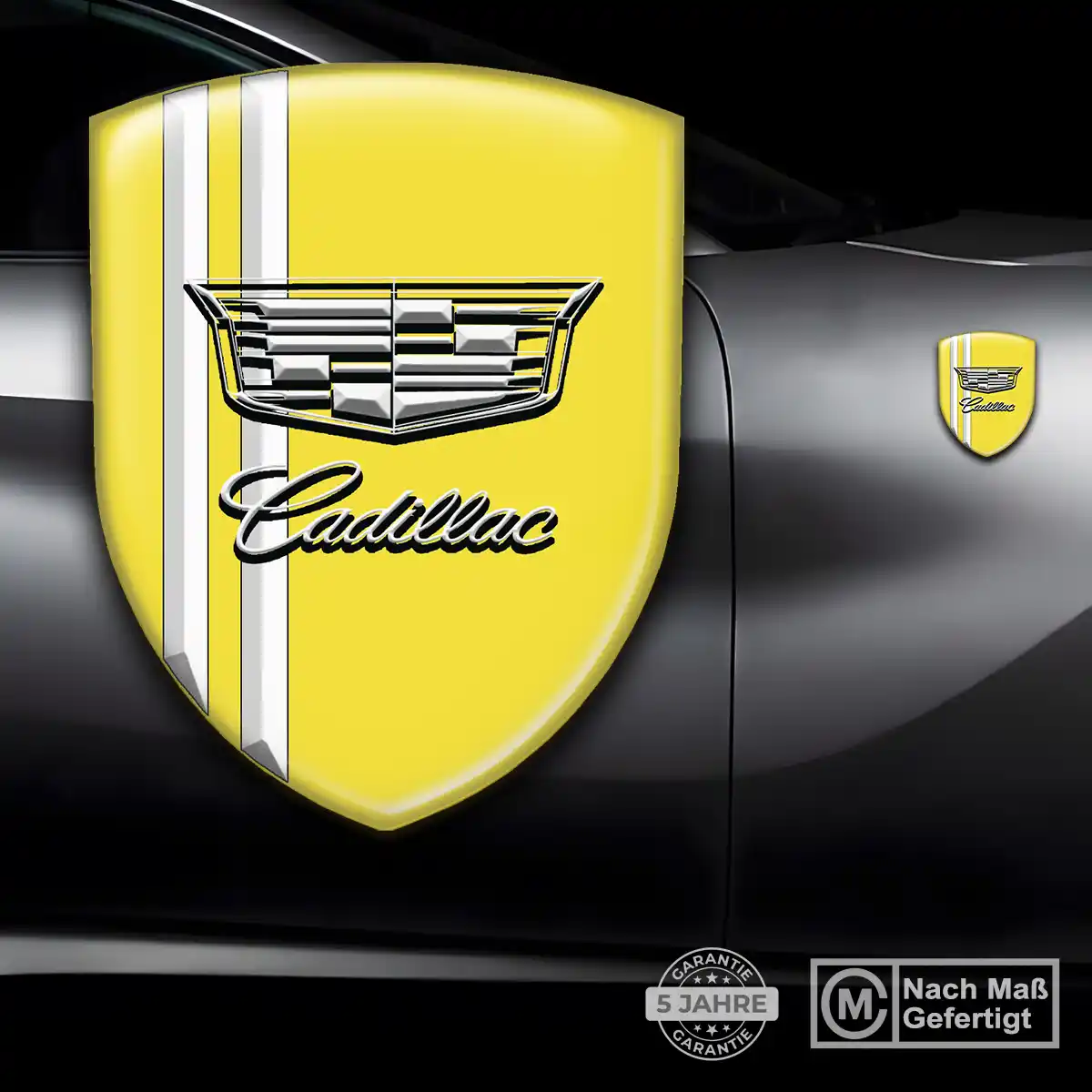 Cadillac Aufkleber Emblem Wappen Markenedition