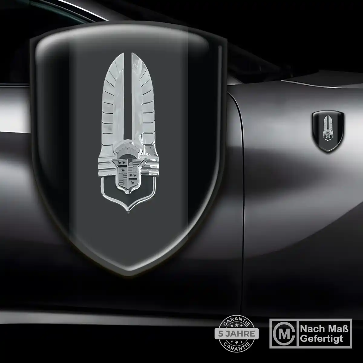 Cadillac Aufkleber Emblem Wappen Modernes Design