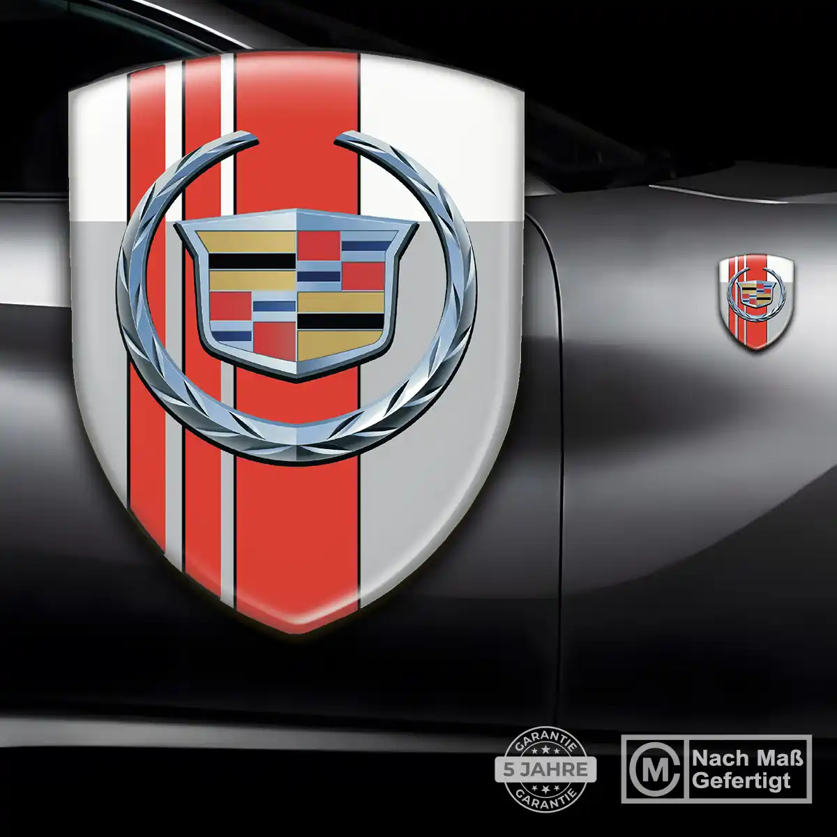 Cadillac Aufkleber Embleme Silikon Anspruchsvolles Design