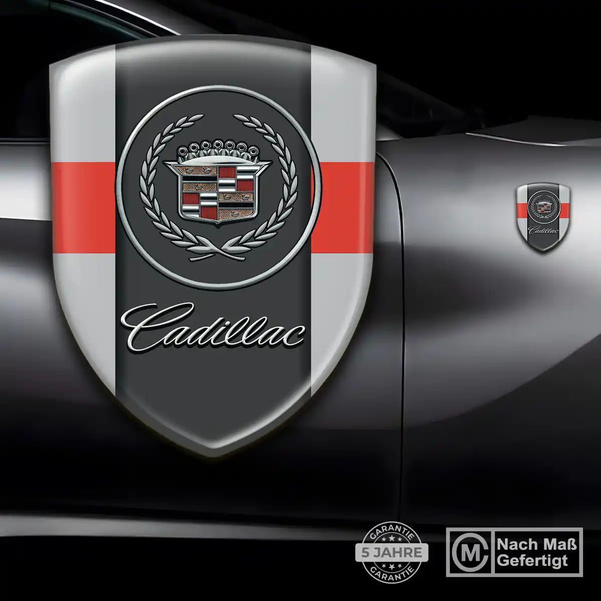 Cadillac Aufkleber Embleme Silikon Ausdrucksstarkes Design