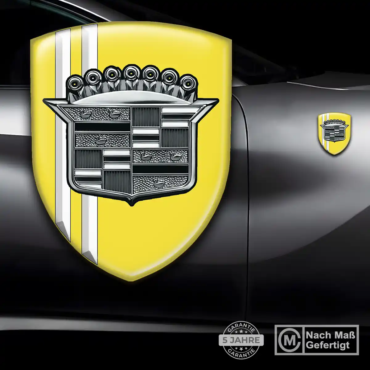 Cadillac Aufkleber Embleme Silikon Auto Elegantes Design