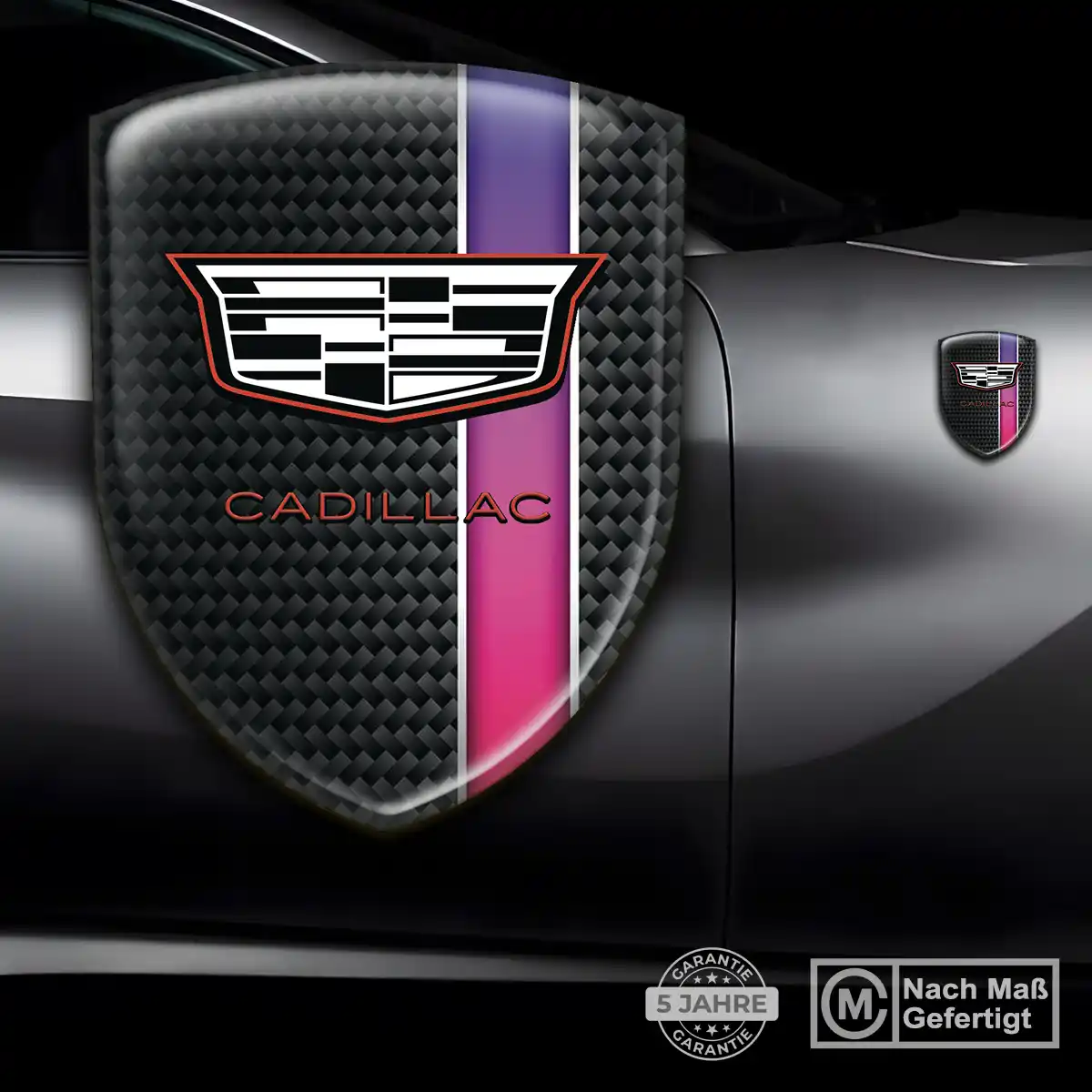 Cadillac Aufkleber Embleme Silikon Auto Hohe Qualität