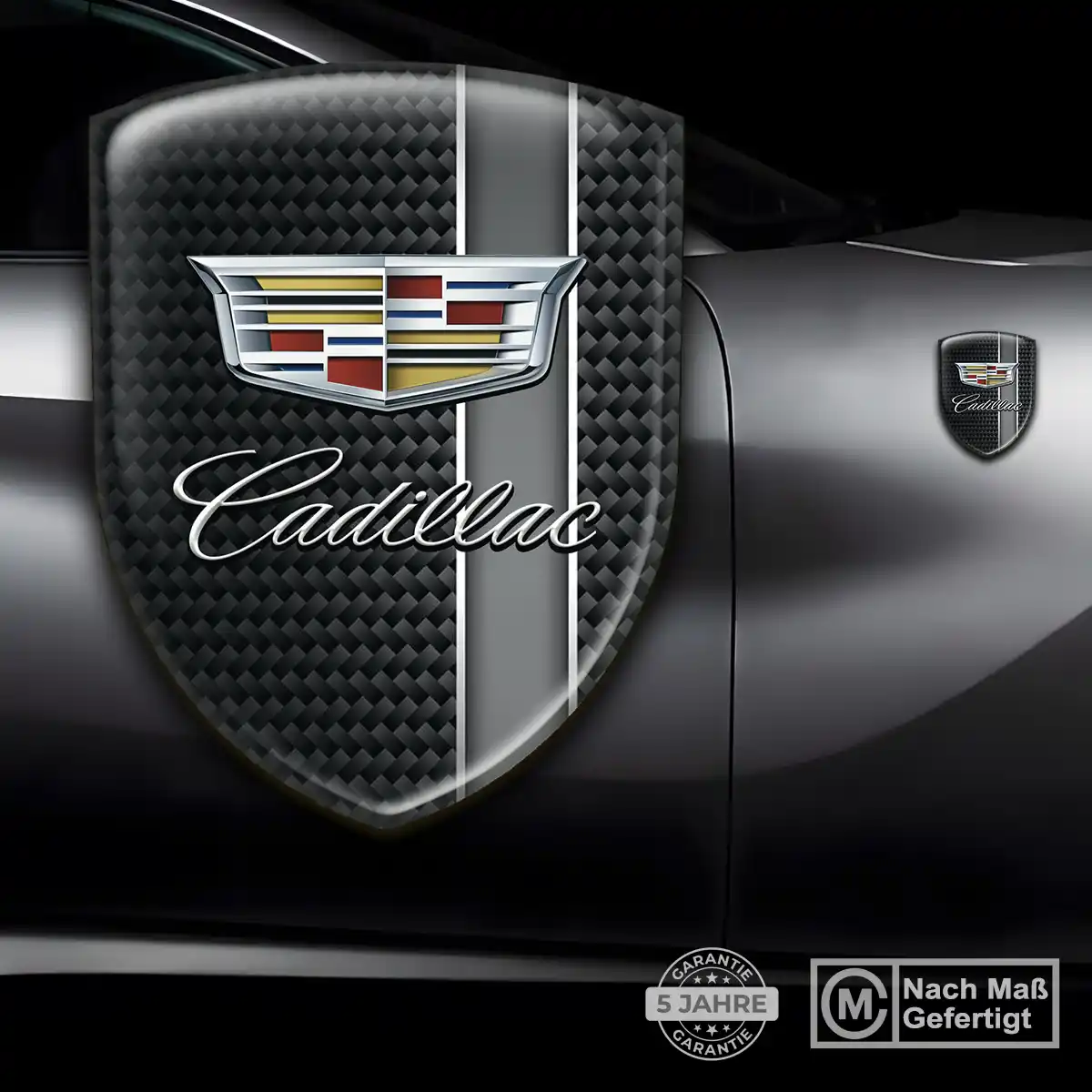 Cadillac Aufkleber Embleme Silikon Auto Markenedition