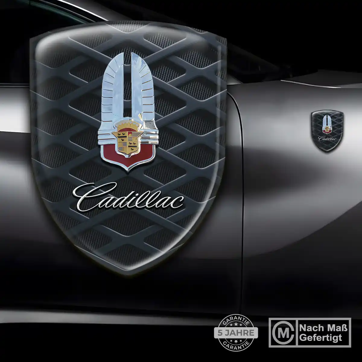 Cadillac Aufkleber Embleme Silikon Auto Premium-Edition