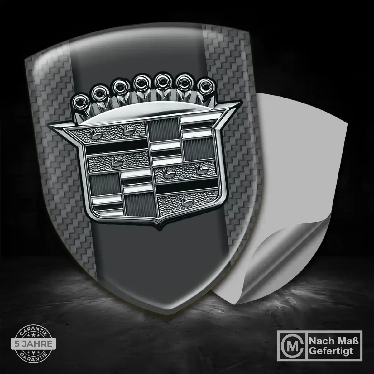 Cadillac Aufkleber Embleme Silikon Auto Stilvolles Design