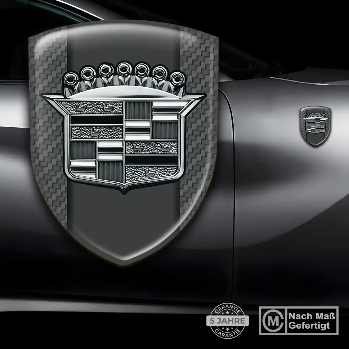 Cadillac Aufkleber Embleme Silikon Auto Stilvolles Design