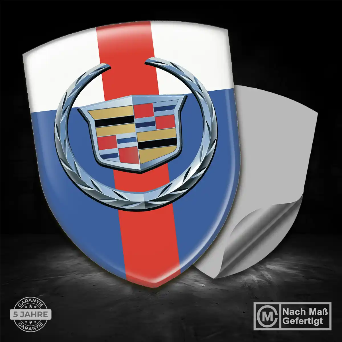 Cadillac Aufkleber Embleme Silikon Elegantes Design