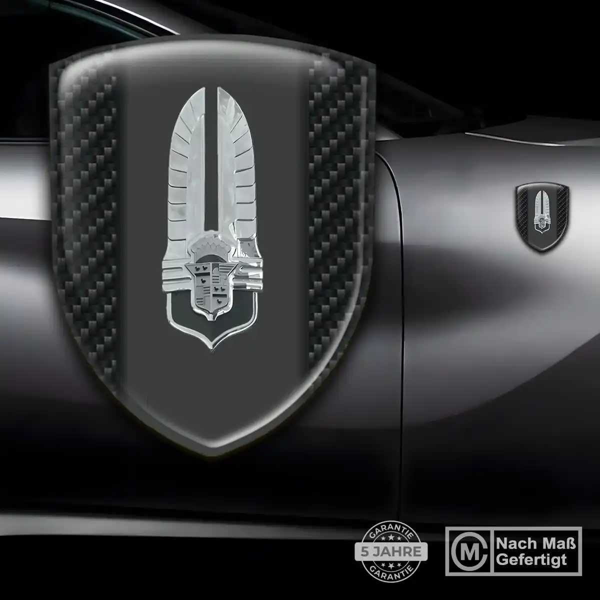 Cadillac Aufkleber Embleme Silikon Interieurdesign