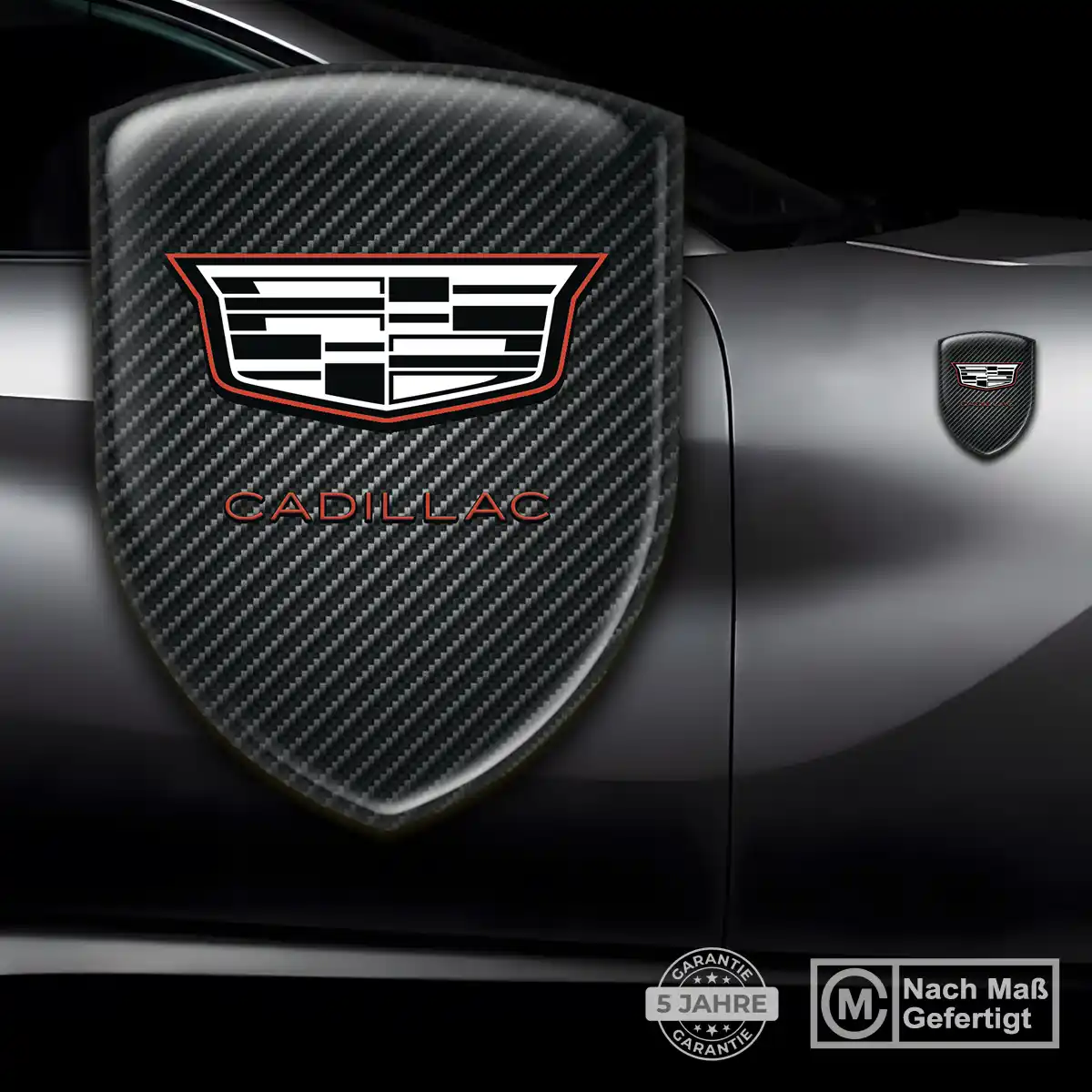 Cadillac Aufkleber Embleme Silikon Limitierte Auflage