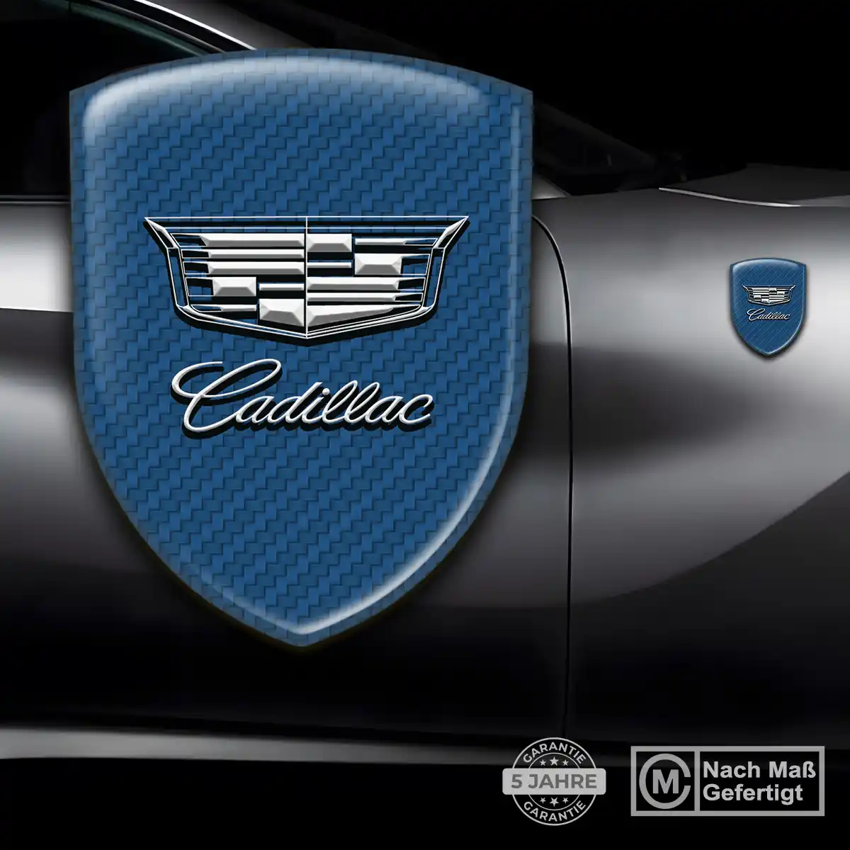 Cadillac Aufkleber Embleme Silikon Markenedition