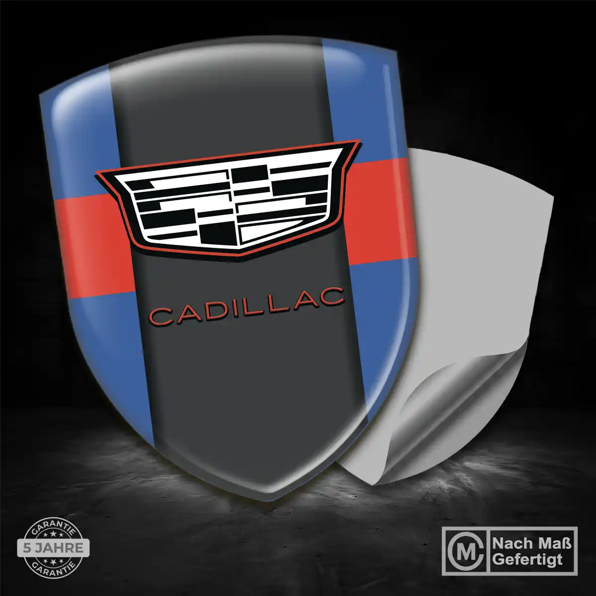 Cadillac Aufkleber Embleme Silikon Premiumqualität