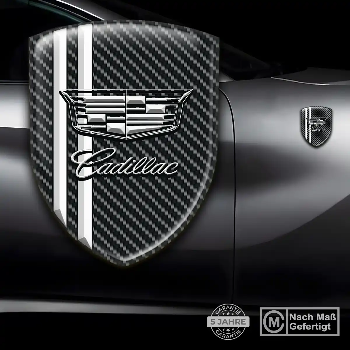 Cadillac Aufkleber Embleme Silikon Stilvolles Design