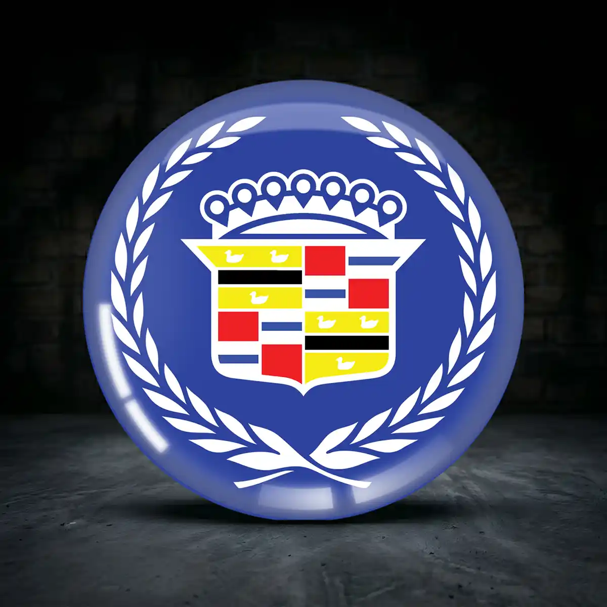 Cadillac Aufkleber Felgenemblem Silikon Hochwertiges Harz
