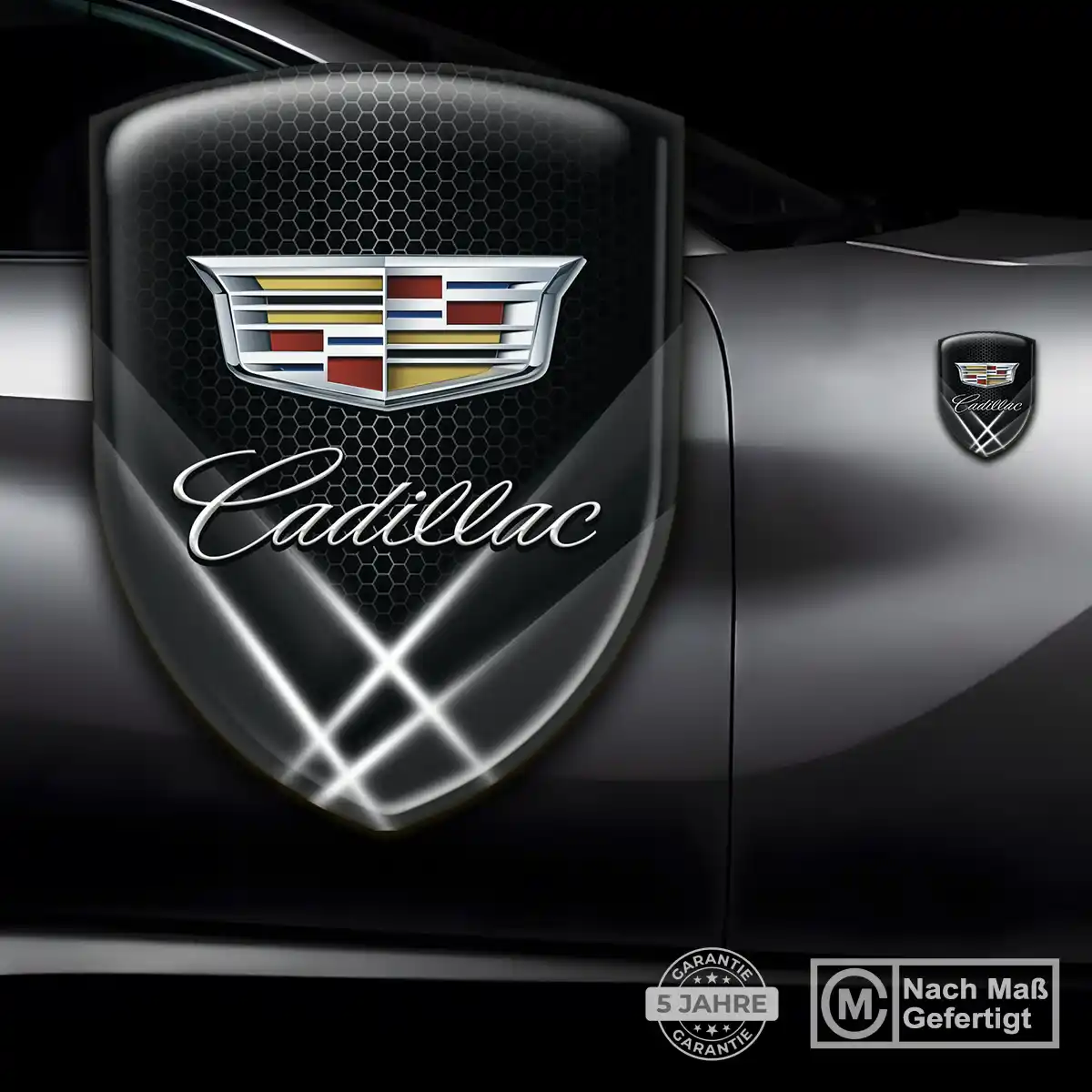 Cadillac Aufkleber Hochwertiges Harz