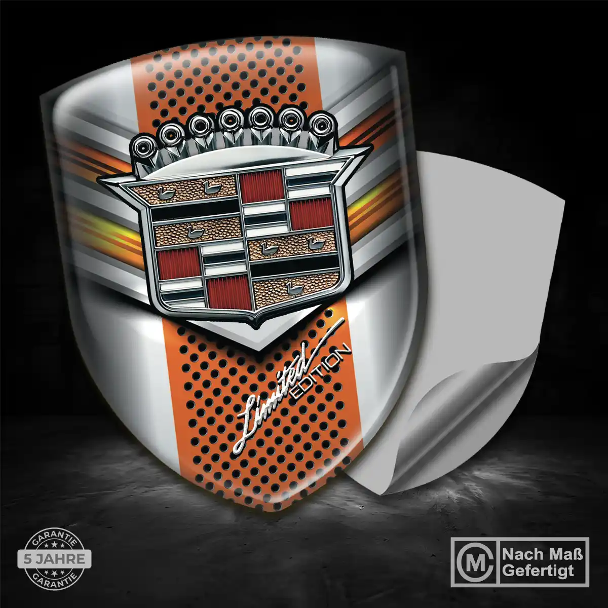 Cadillac Aufkleber Interieurdesign