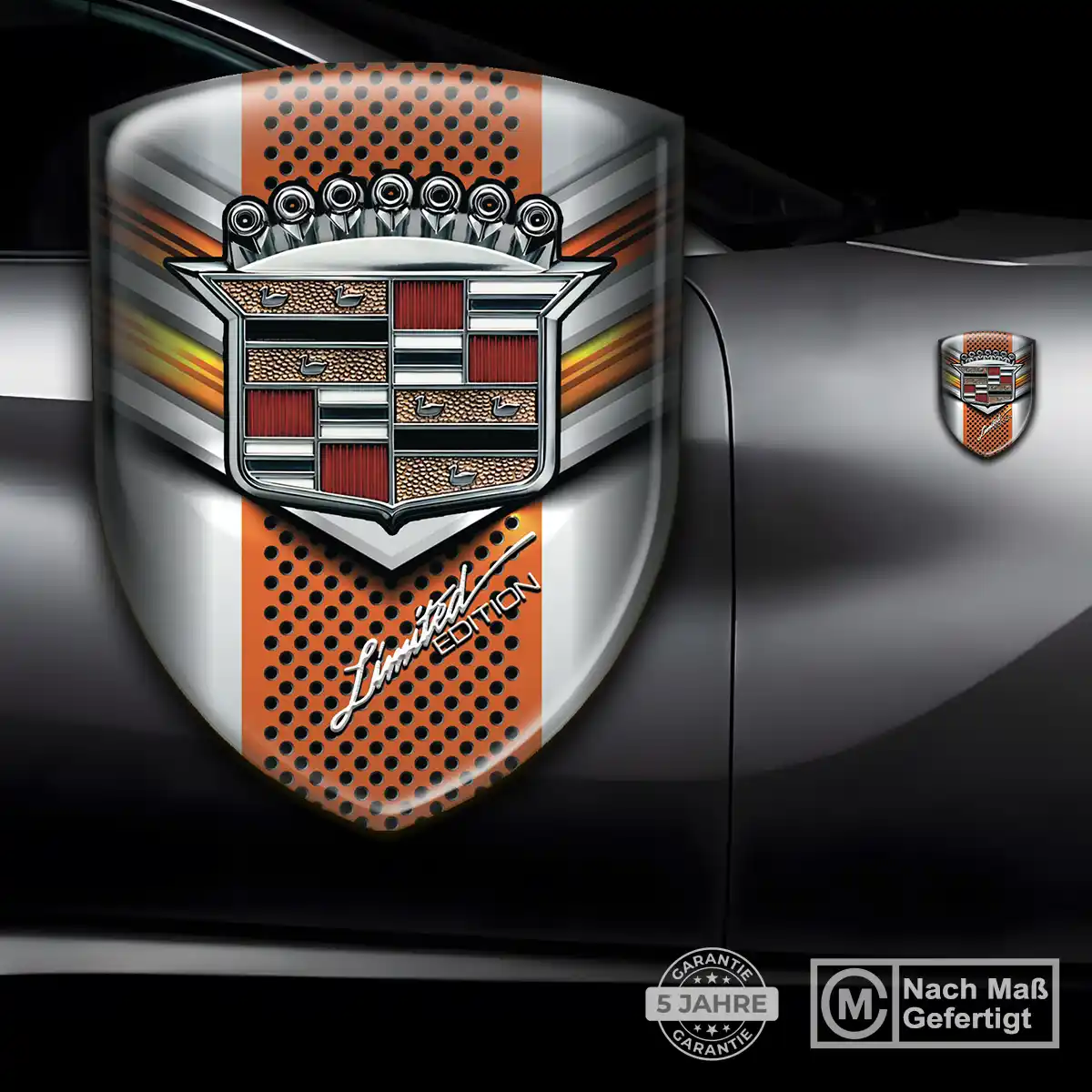 Cadillac Aufkleber Interieurdesign