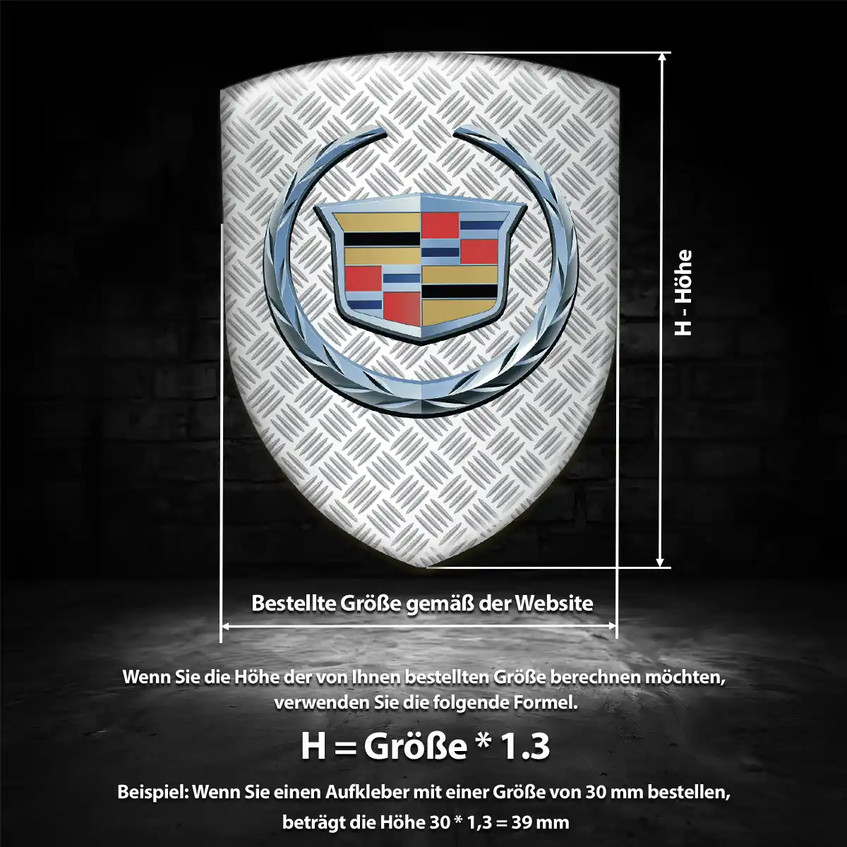 Cadillac Aufkleber Markenedition