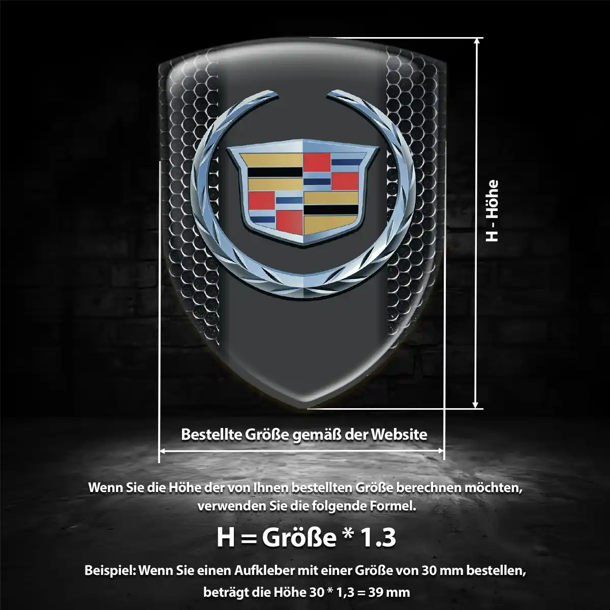 Cadillac Aufkleber Premium-Edition