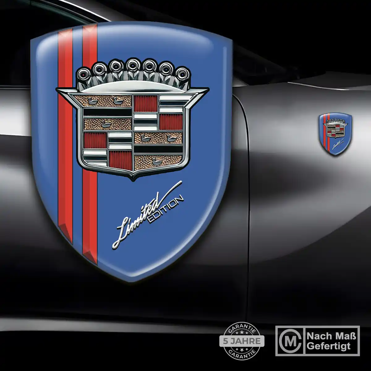 Cadillac Aufkleber Premiumqualität