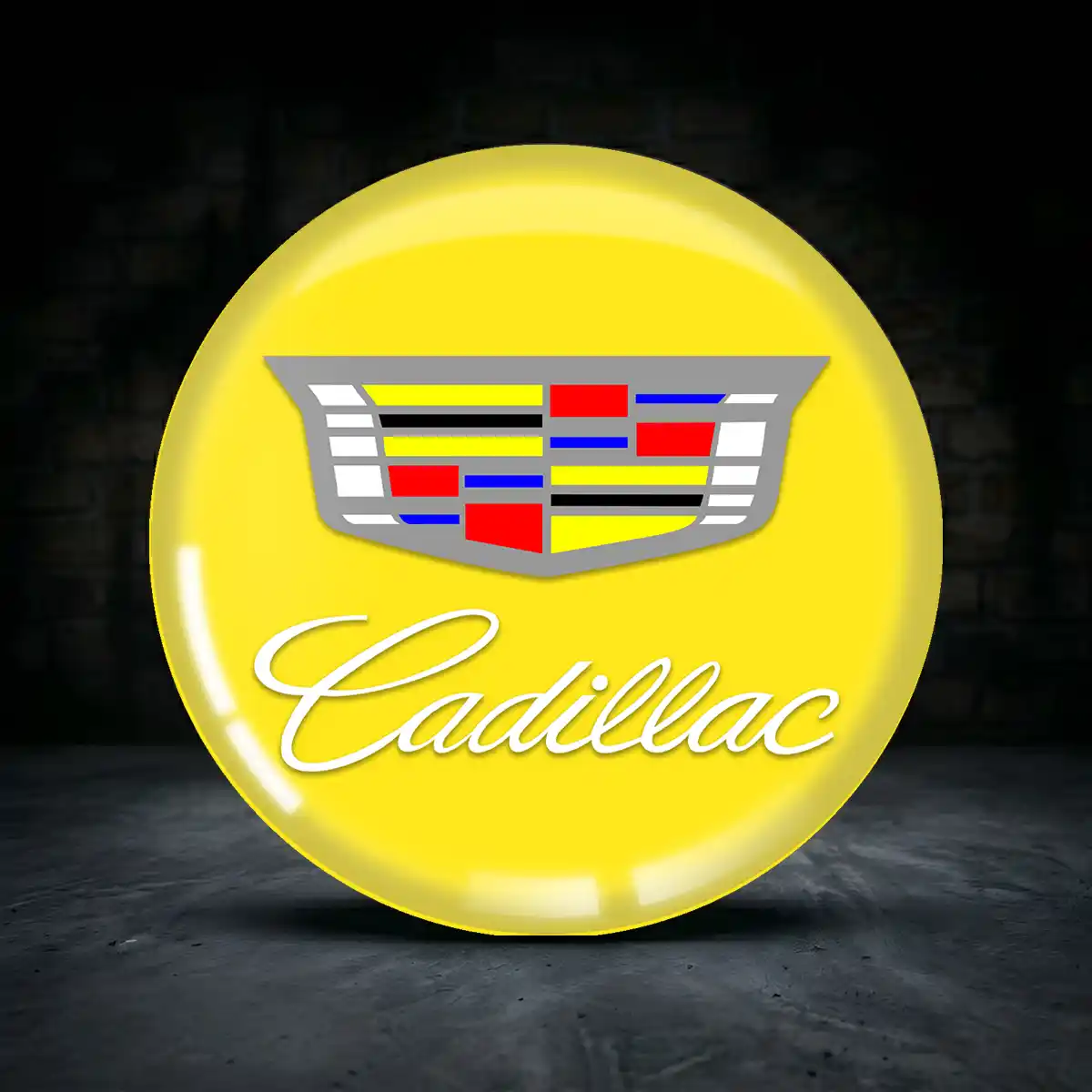 Cadillac Aufkleber Radmitte Premiumqualität