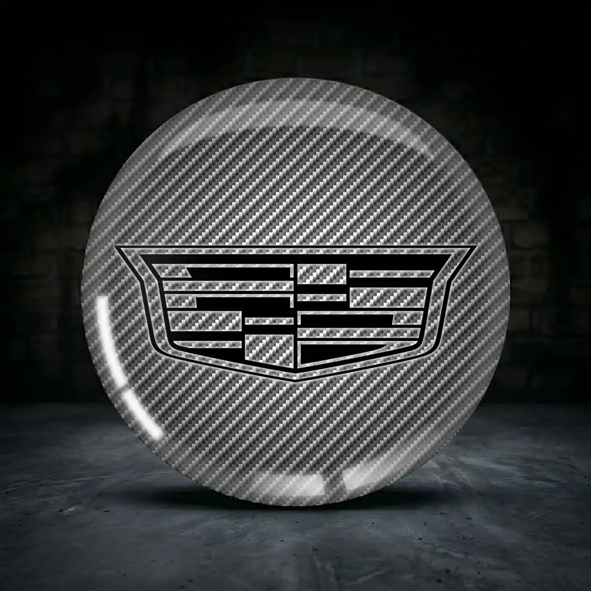 Cadillac Aufkleber Radmitte Stilvolles Design