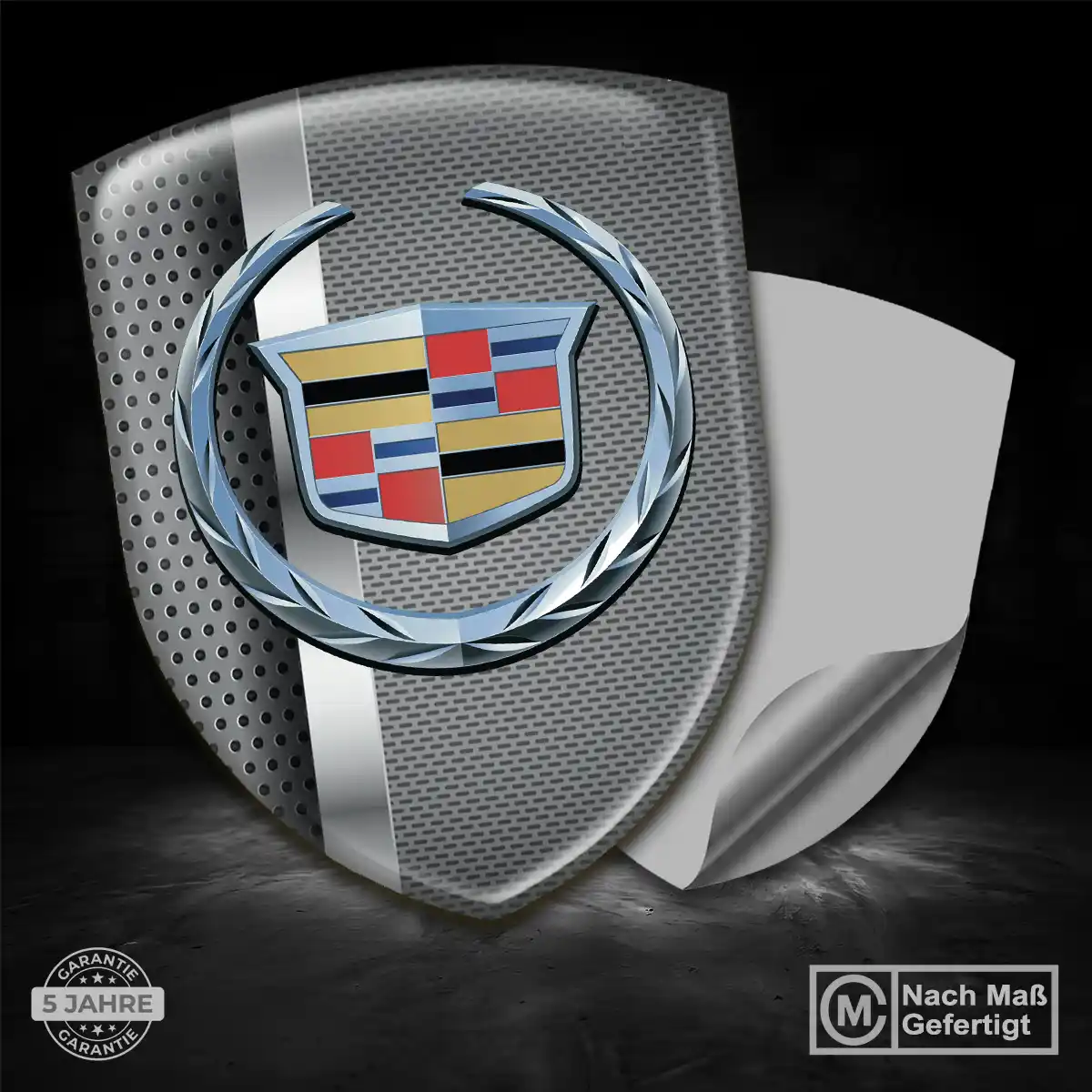 Cadillac Aufkleber Silikon Embleme Ausdrucksstarkes Design