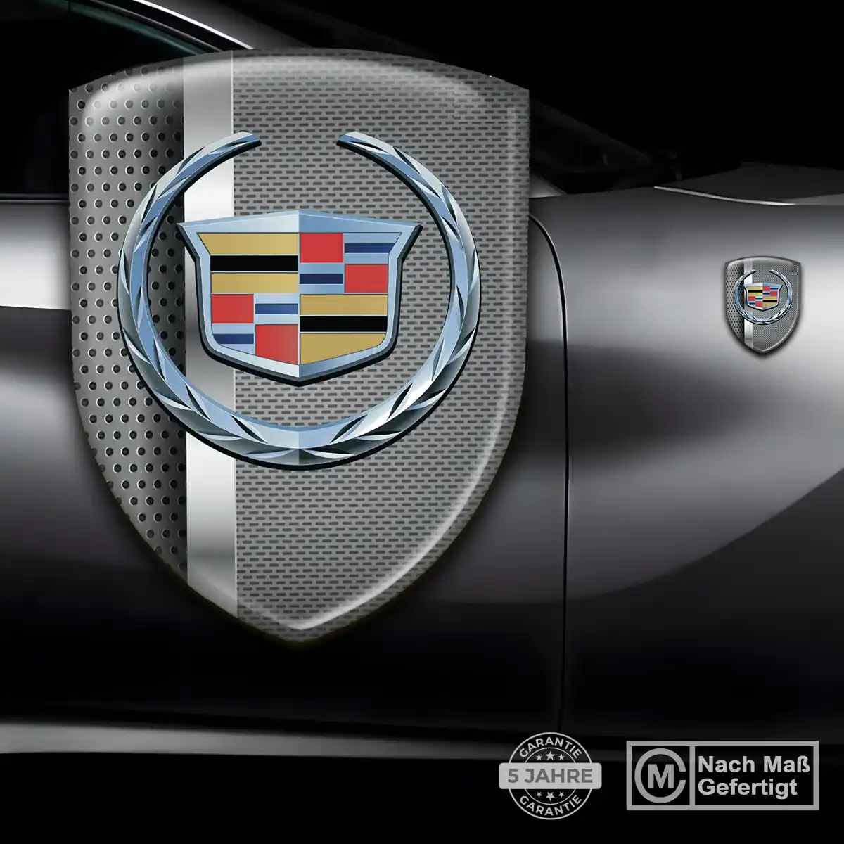 Cadillac Aufkleber Silikon Embleme Ausdrucksstarkes Design