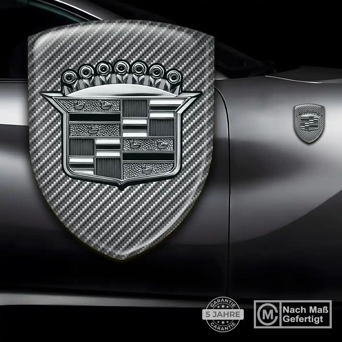 Cadillac Aufkleber Silikon Embleme Auto Edles Design