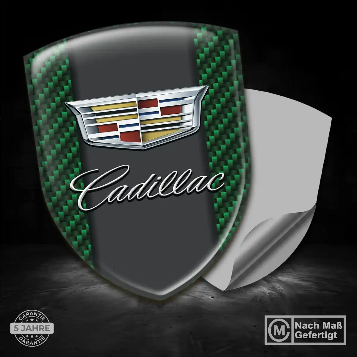 Cadillac Aufkleber Silikon Embleme Auto Exterieurdesign
