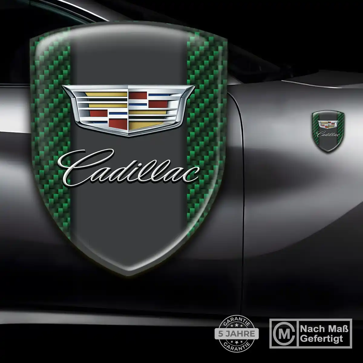 Cadillac Aufkleber Silikon Embleme Auto Exterieurdesign