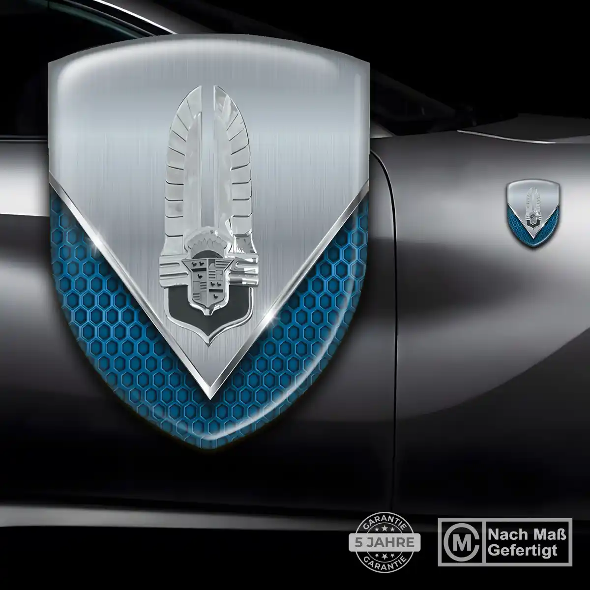 Cadillac Aufkleber Silikon Embleme Auto Hochwertiges Harz