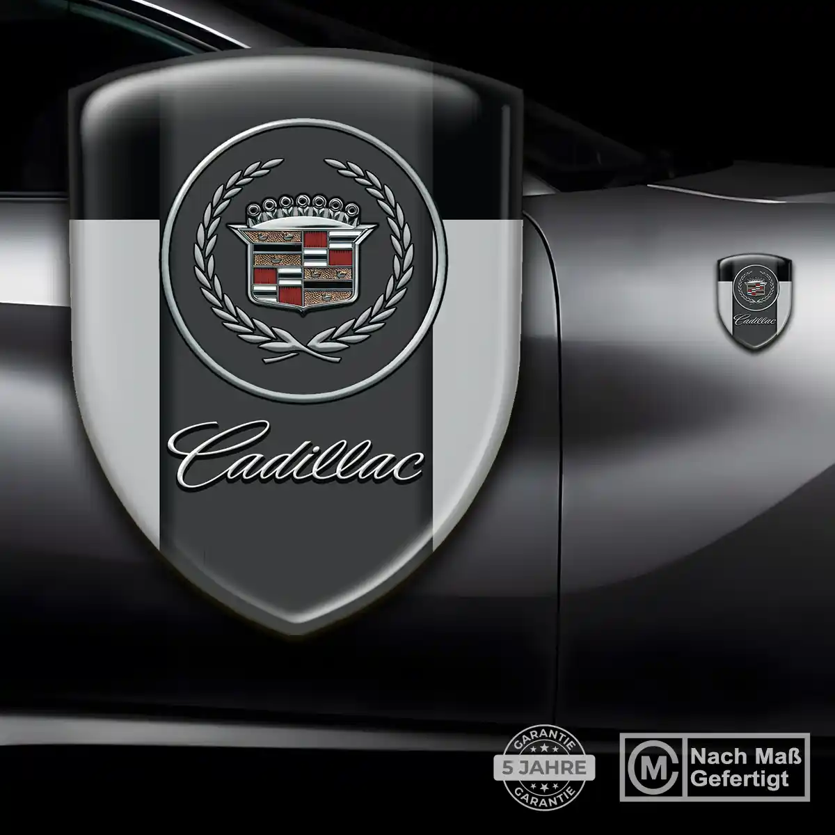 Cadillac Aufkleber Silikon Embleme Auto Luxus-Edition