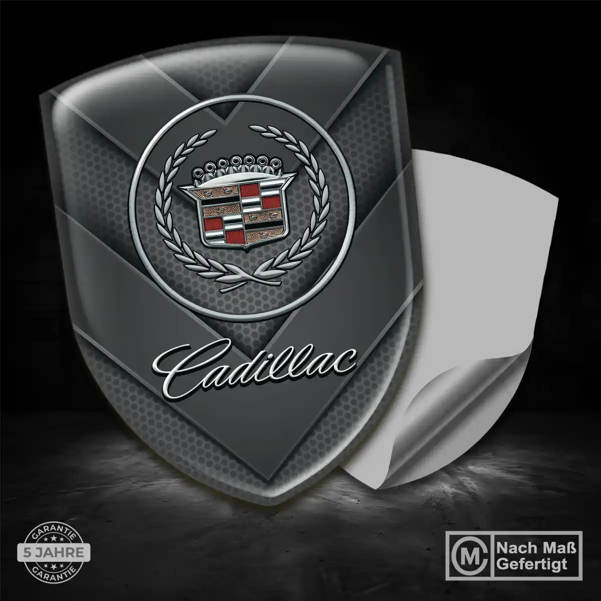 Cadillac Aufkleber Silikon Embleme Auto Modernes Design