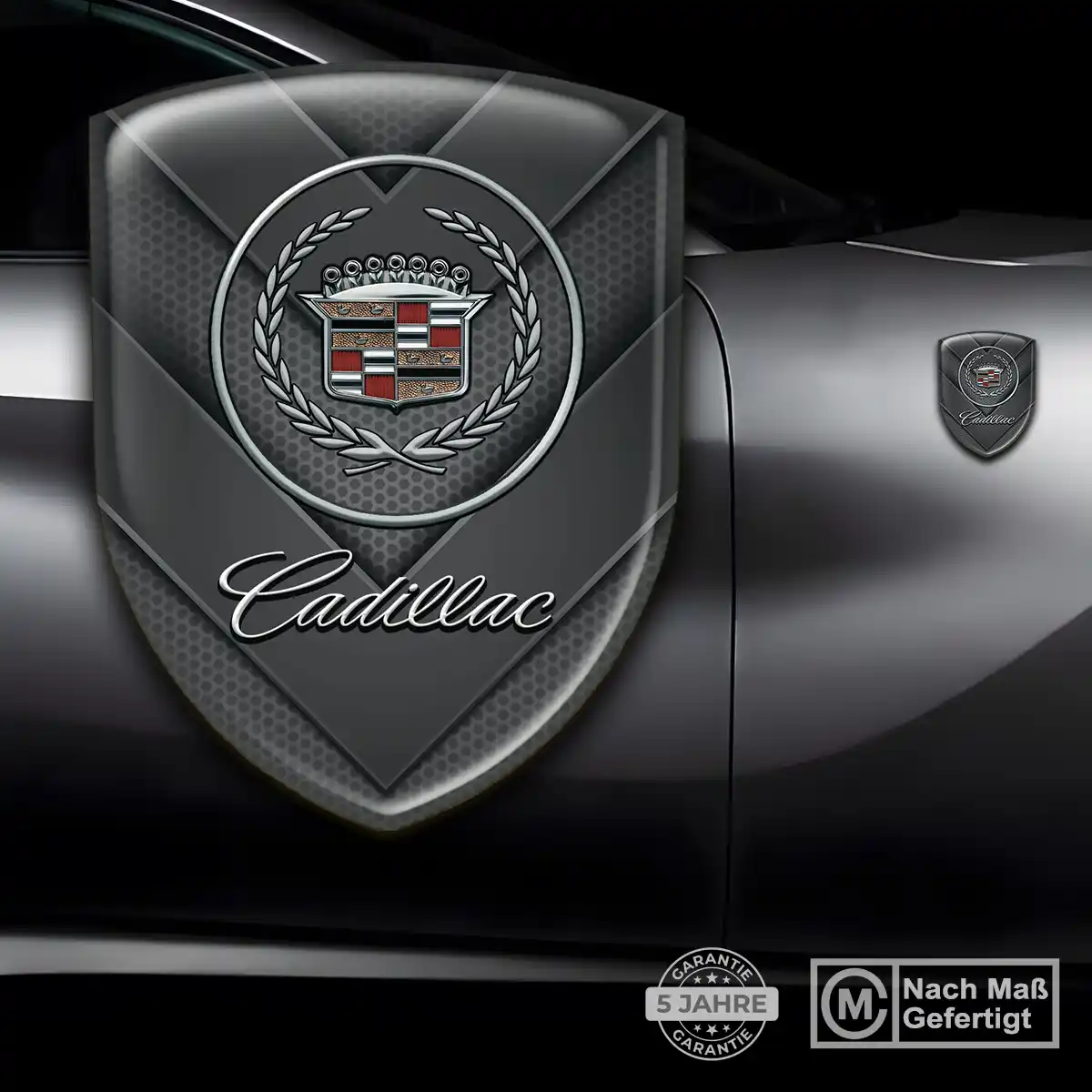 Cadillac Aufkleber Silikon Embleme Auto Modernes Design