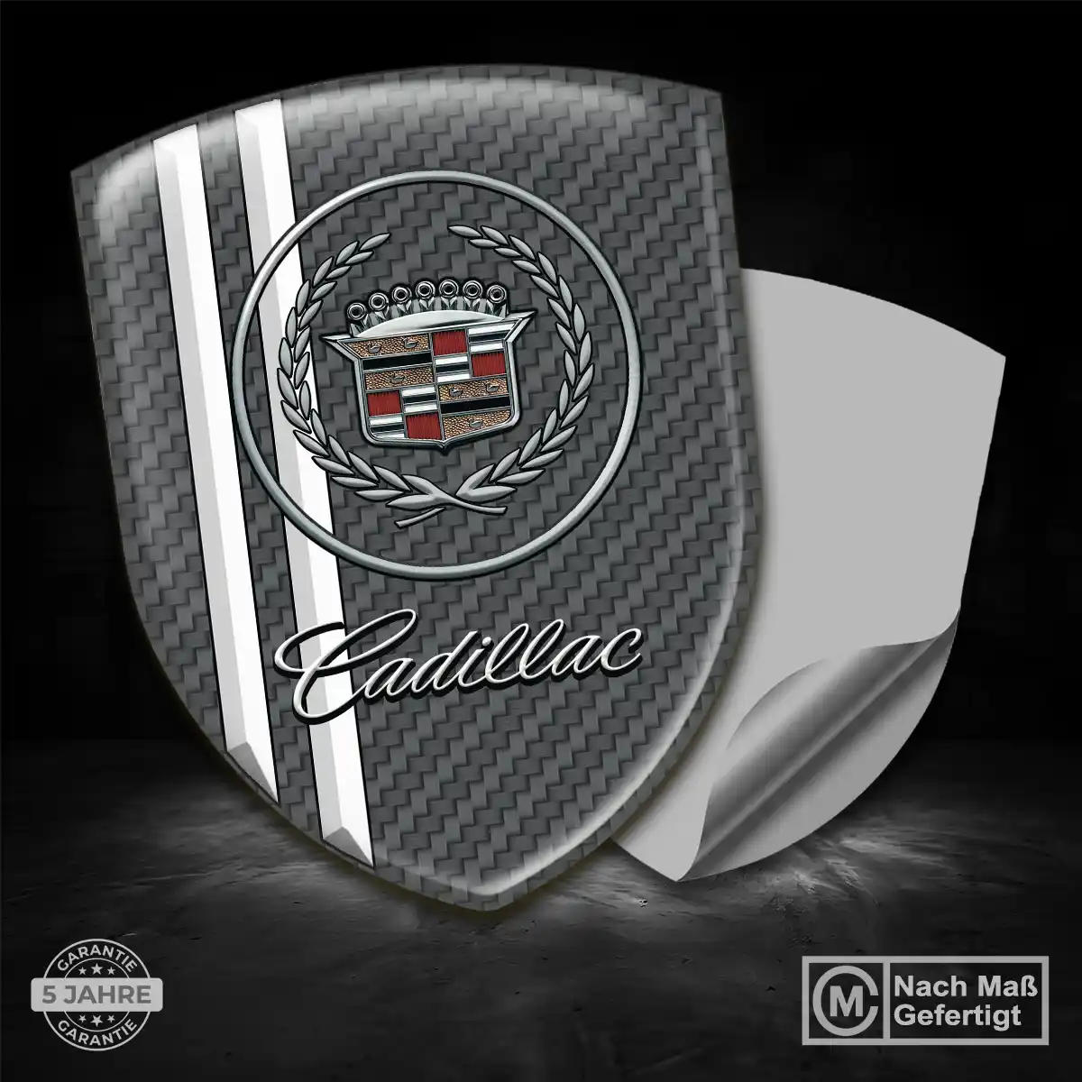 Cadillac Aufkleber Silikon Embleme Überzeugende Qualität